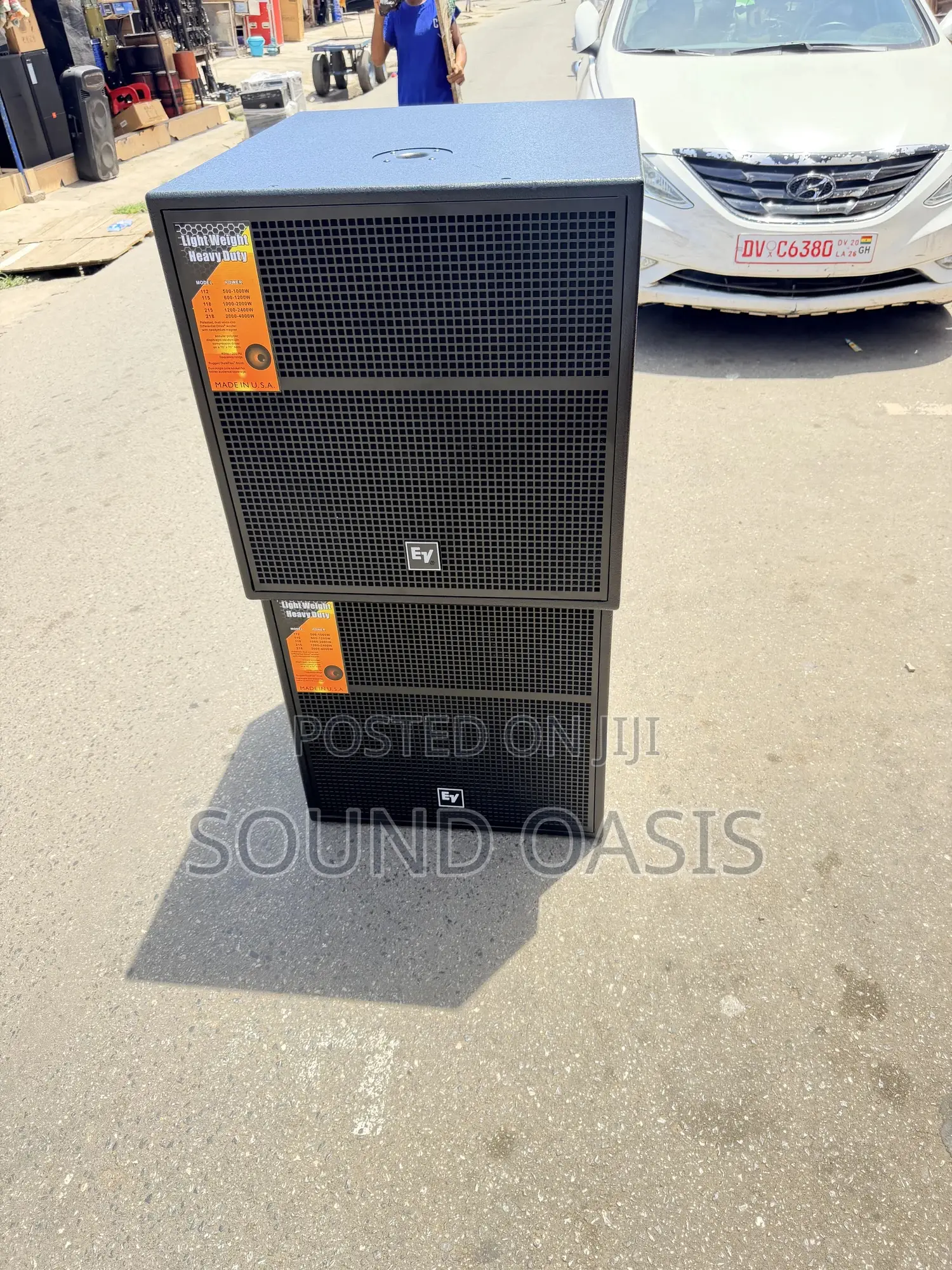 Electro-Voice (Ev) Professional Single Bass Speaker/Subwoofer(Pair)