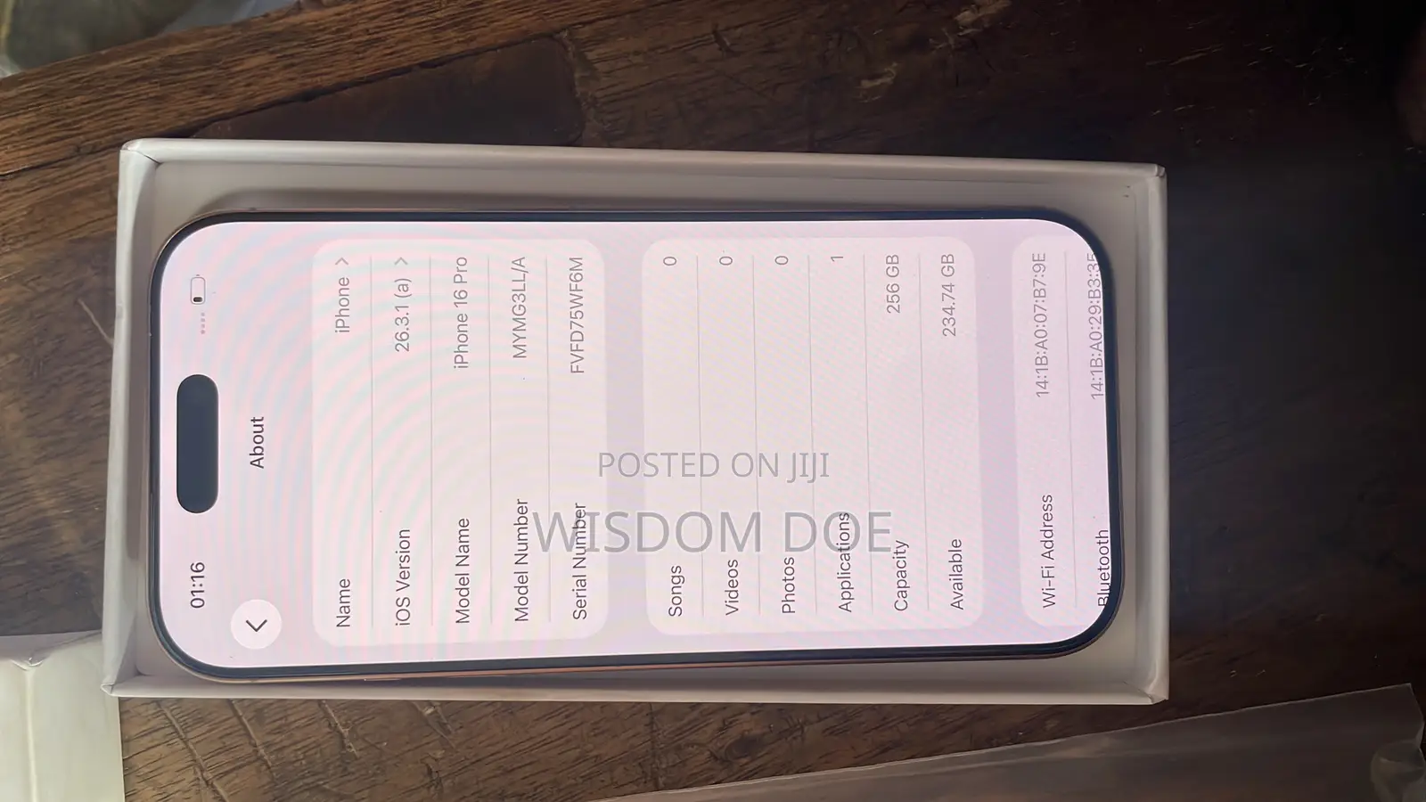Apple iPhone 16 Pro 256 GB White