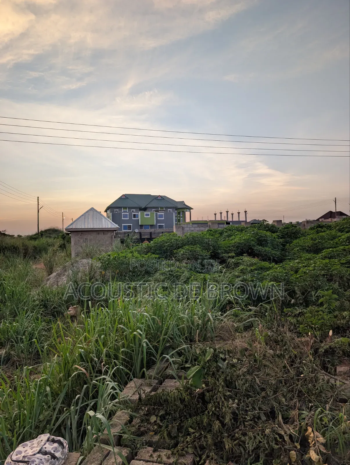 Pakyi Number 2 Full Plot for Sale Obuasi Road Near Justice Hotel