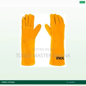Welding Leather Gloves 14" - Hgvw01