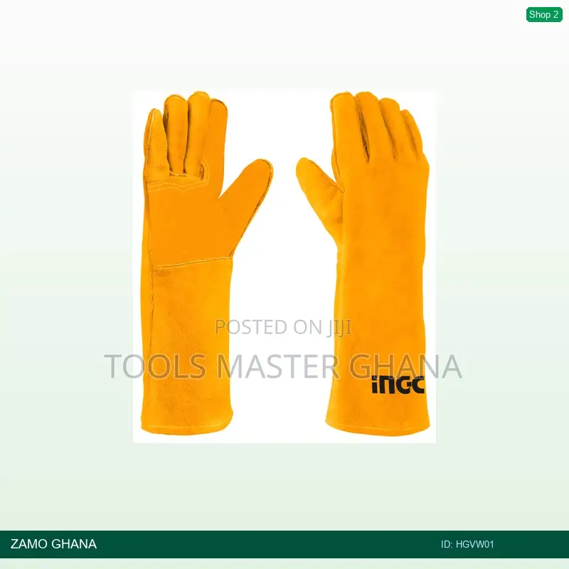 Welding Leather Gloves 14" - Hgvw01