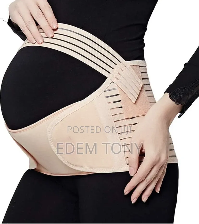 Pregnancy Maternity Belt Lumbar Back Support Waist Band Belly Brace