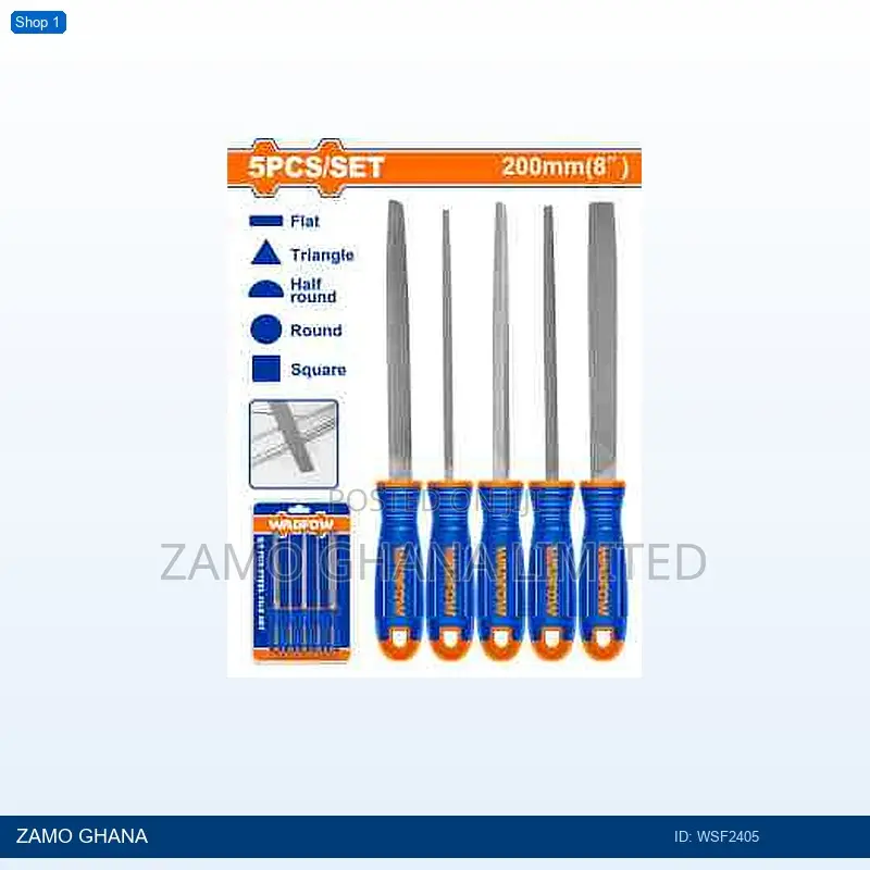 5 PCS Steel File - Wsf2405
