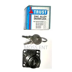 Drawer Lock Trust Short 22mm (Piece) - Trust-Dl-22