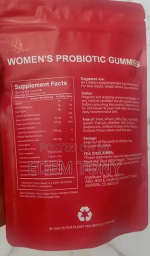 Women's Probiotic Gummies for Intimate and Digestive Health]
