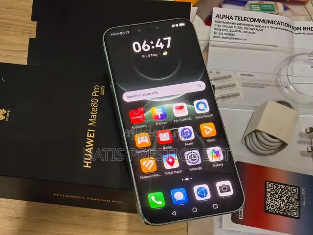 New Huawei Mate 80 Pro 5G 256 GB Black