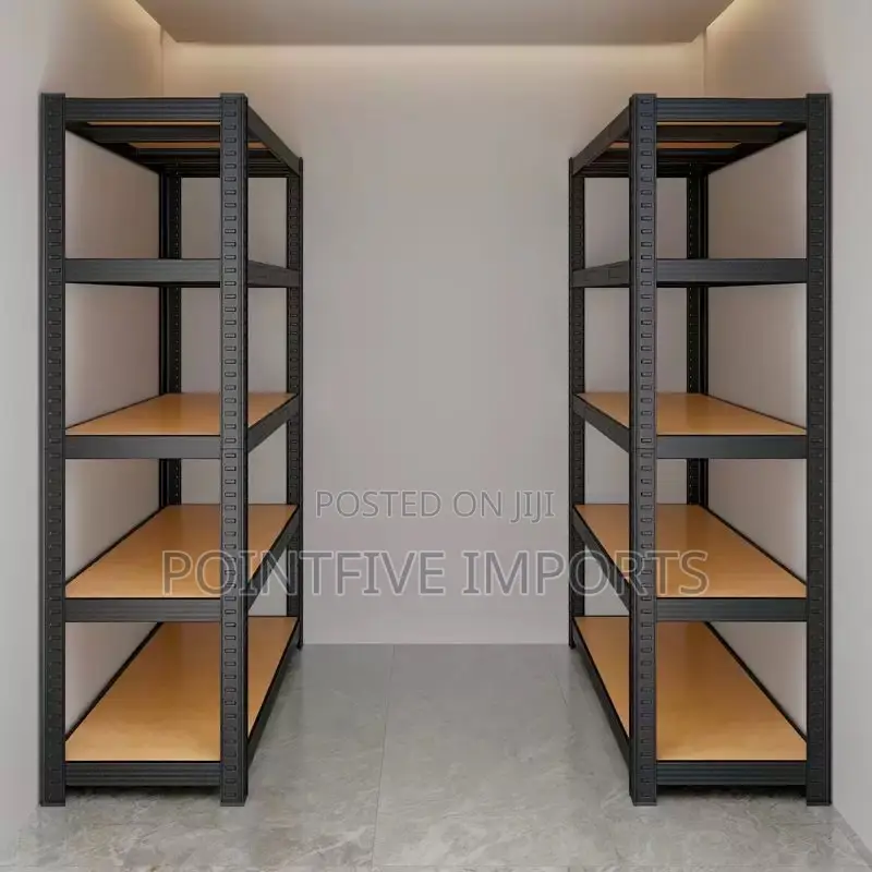 Songmics Black Heavy-Duty Metal Shelving Unit