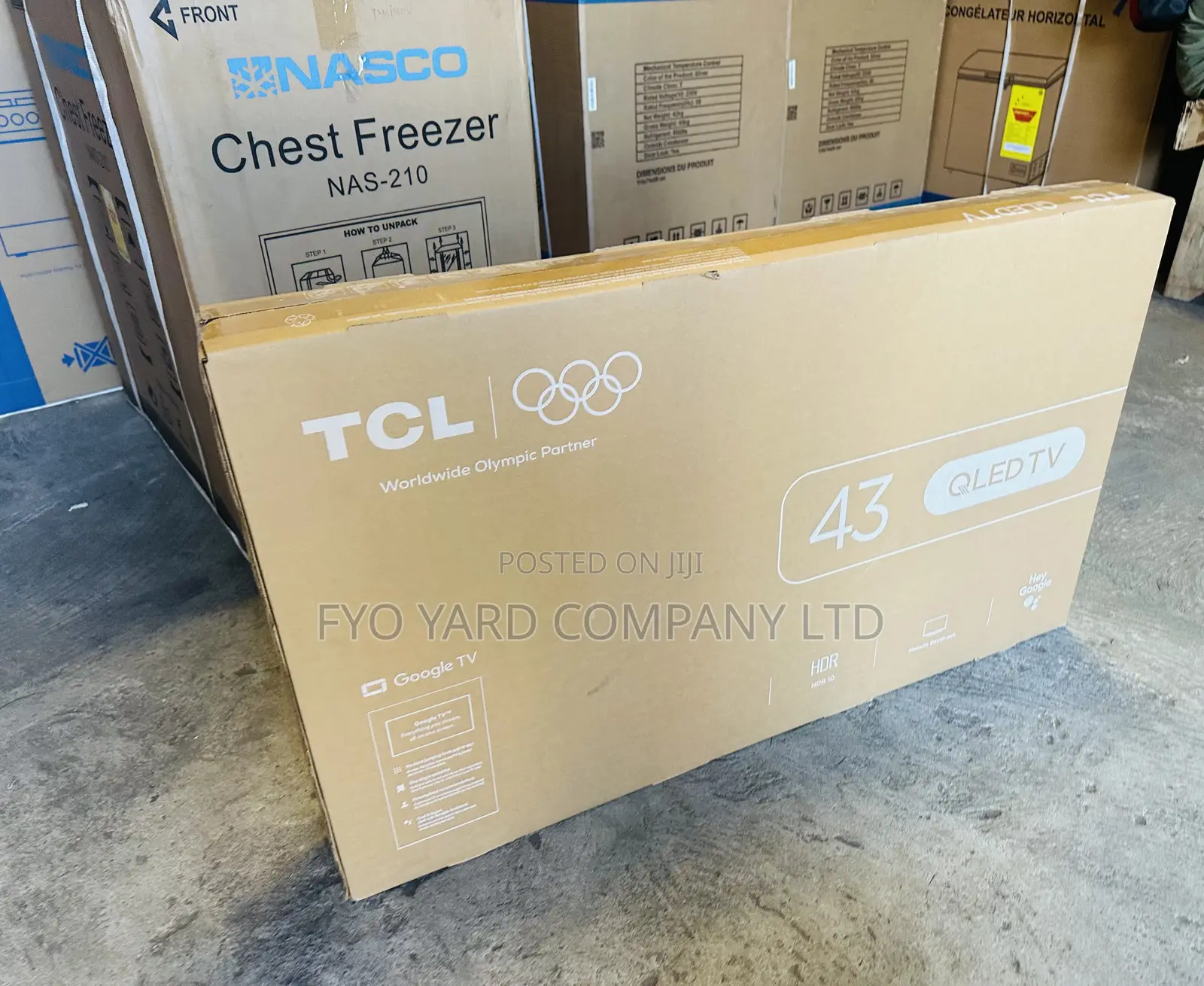 Original Brand New TCL 43 Smart Qled Wifi ,Android Led Digital Tv