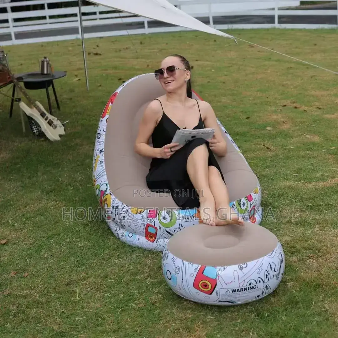 Inflatable Sofa Chair With Leg Rest