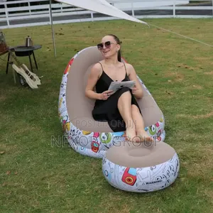Inflatable Sofa Chair With Leg Rest