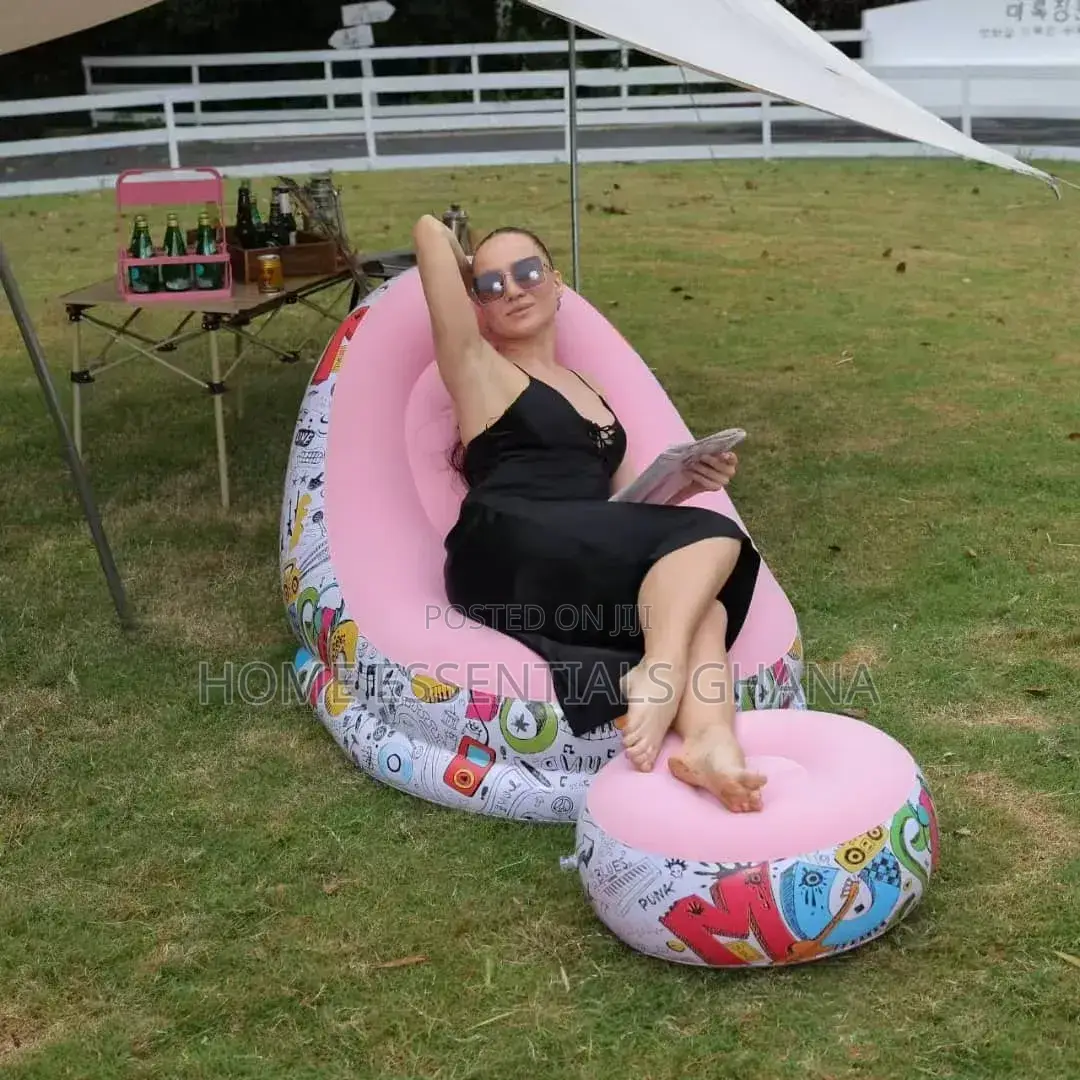 Inflatable Sofa Chair With Leg Rest
