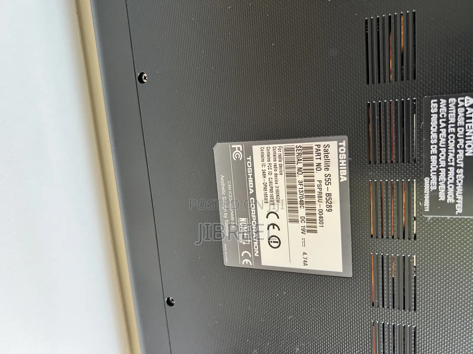 Laptop Toshiba Satellite S50 8GB Intel Core i7 HDD 500GB