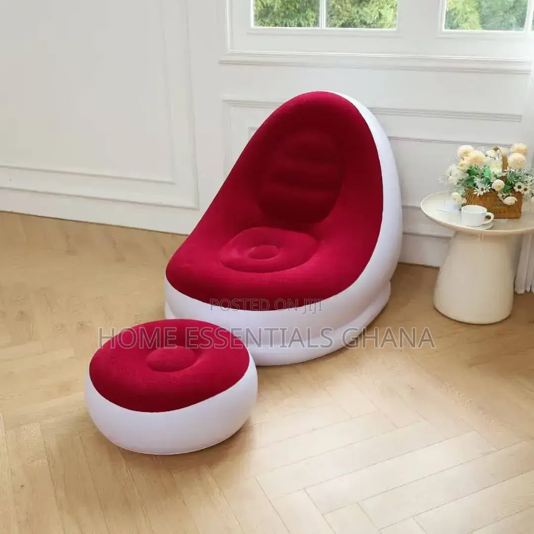 Comfortable Blow Up Sofa With Leg Support