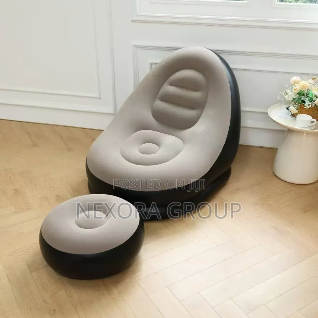 Comfortable Blow Up Sofa With Leg Support
