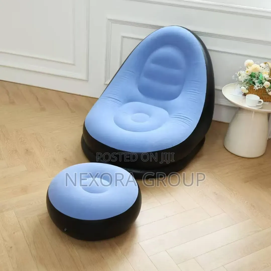 Comfortable Blow Up Sofa With Leg Support