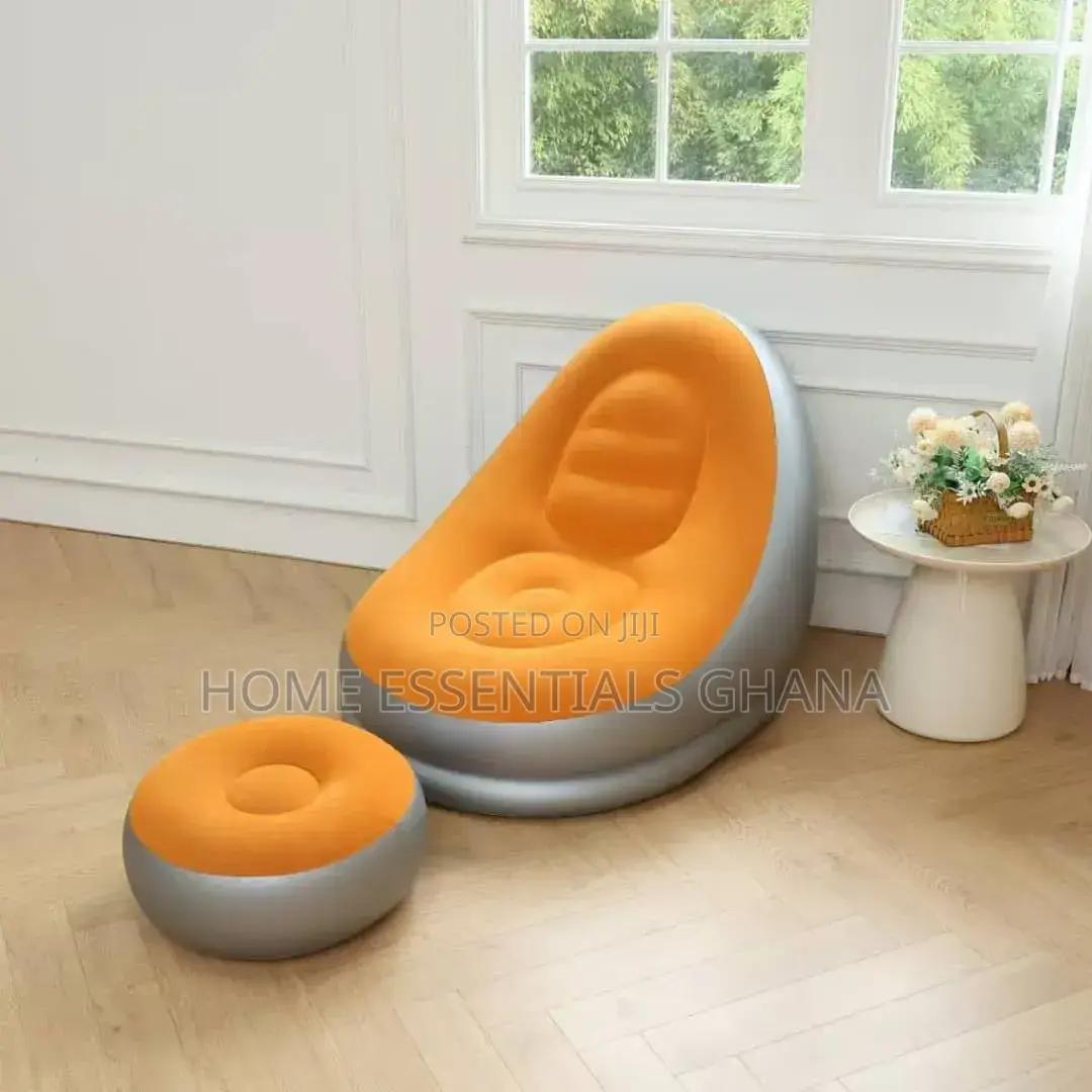 Comfortable Blow Up Sofa With Leg Support
