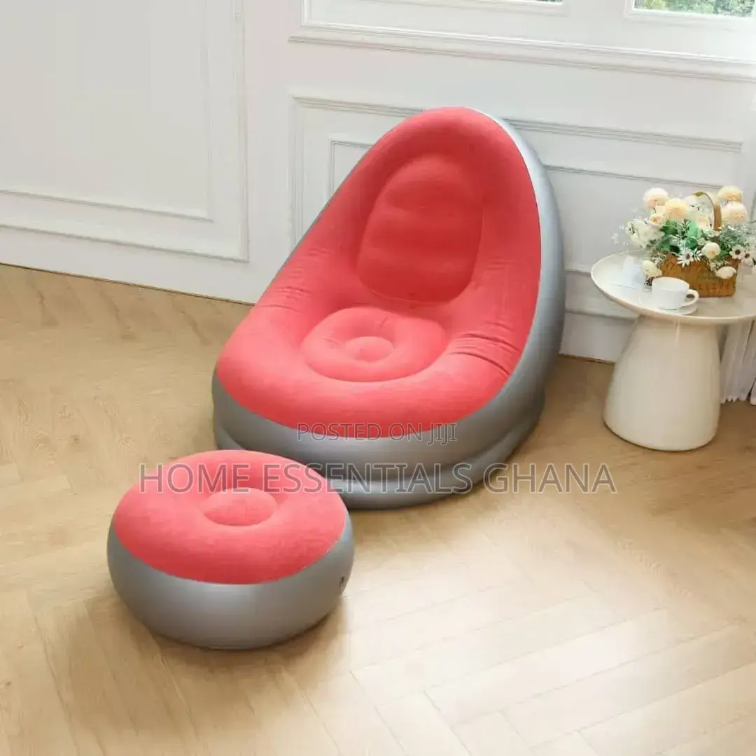 Comfortable Blow Up Sofa With Leg Support