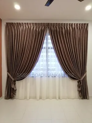 Brown Coloured Curtains Loyalty Decor