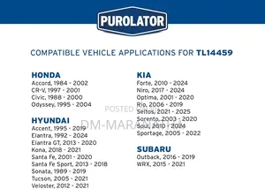Hyundai and Kia Oil Filter