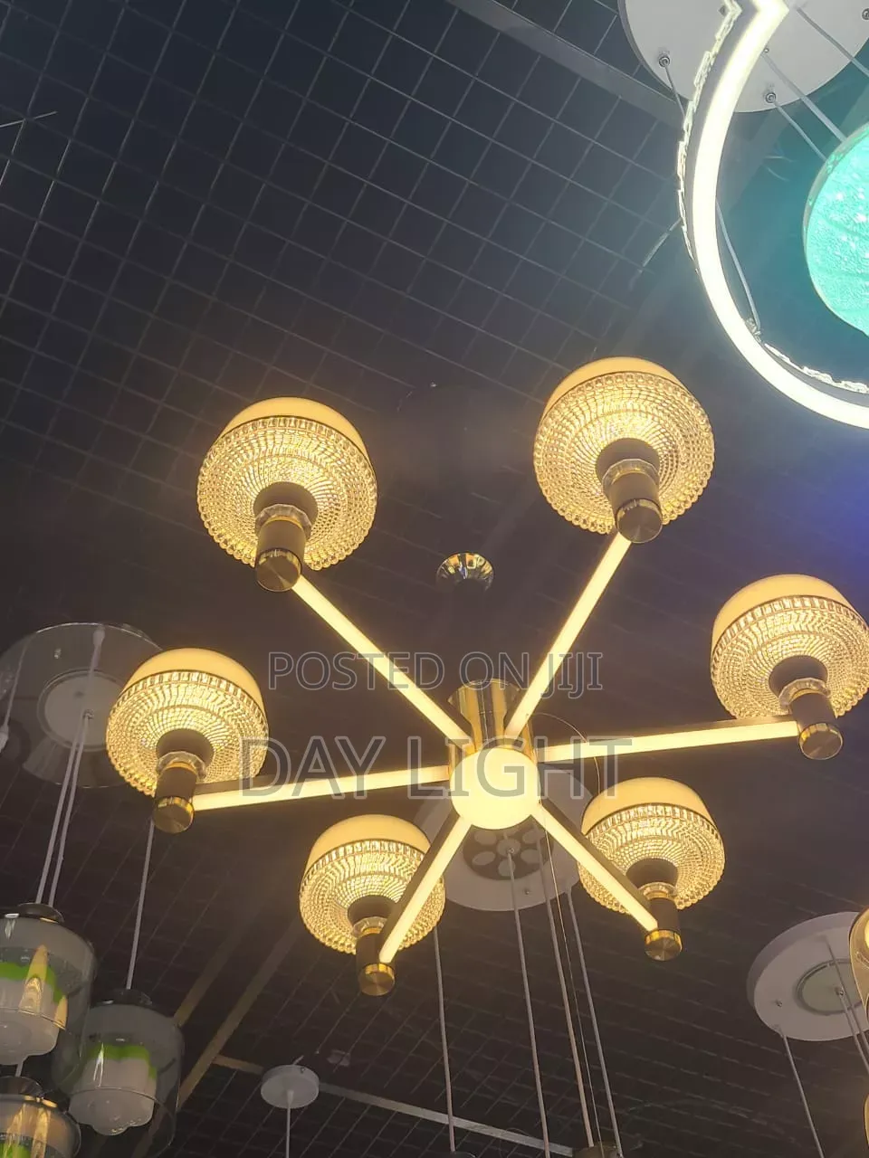 Crystal LED Pendant Light.