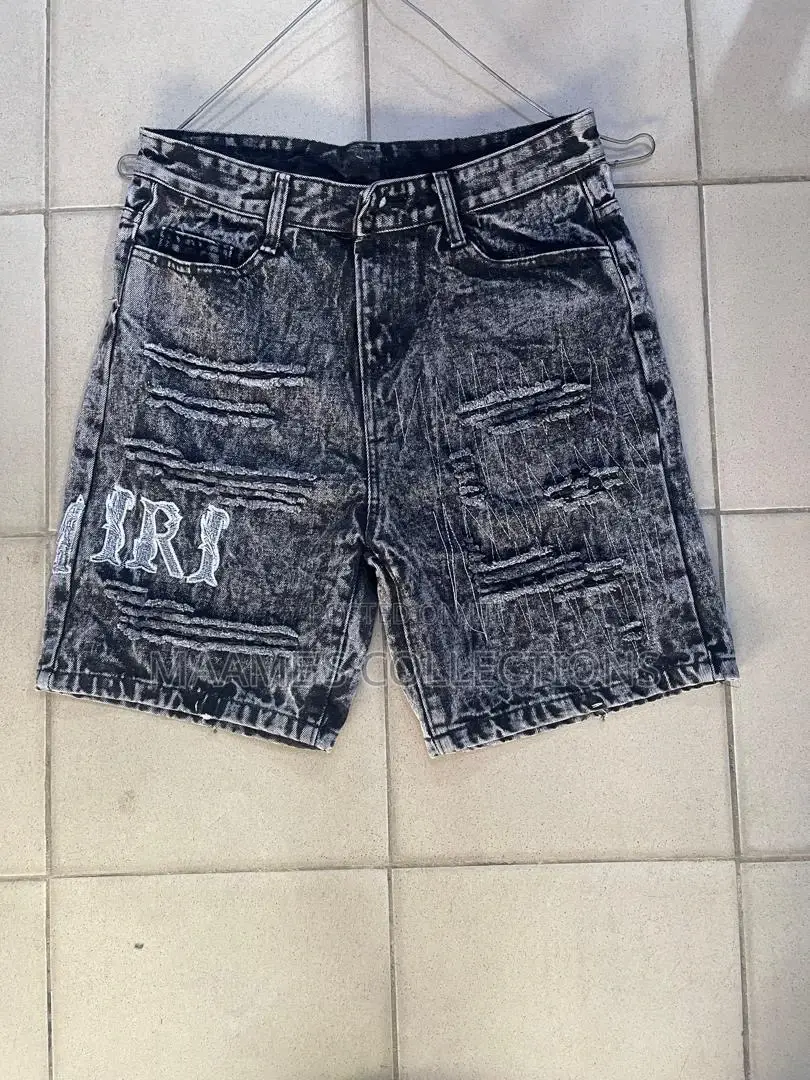 Men's Fashion Patchwork Casual Denim Jeans Shorts