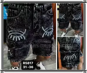 Men's Fashion Patchwork Casual Denim Jeans Shorts