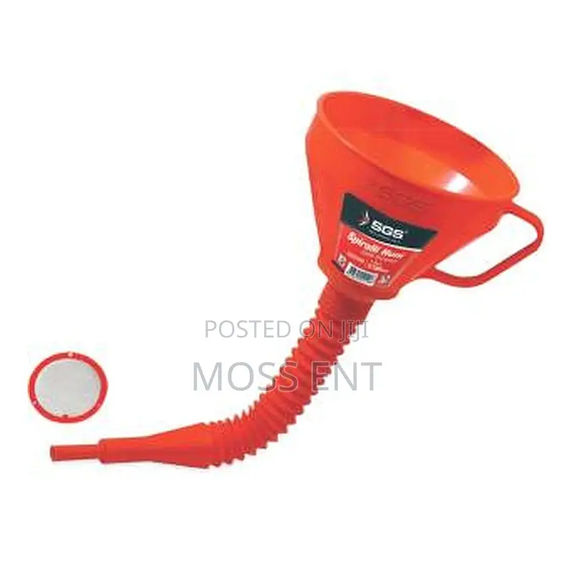 Plastic Oil Funnel Red or Yellow - Sgs2400