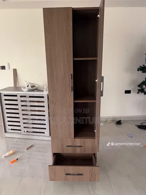 Laminated Single Wardrobe With Two Doors