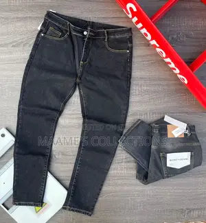 Stock Plain Jeans Trousers for Men (Sizes 30,31,32,33, 34, 36, 38, 40)
