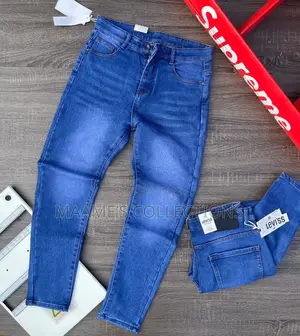 Stock Plain Jeans Trousers for Men (Sizes 30,31,32,33, 34, 36, 38, 40)