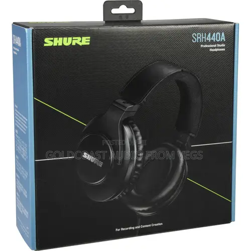 Shure Srh440a Closed-Back Over-Ear Studio Headphones