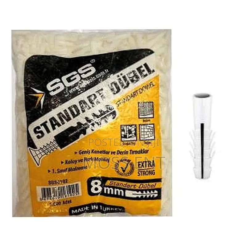 Standard Peg 8mm (Dubel) Wall Plug - Sgs6102