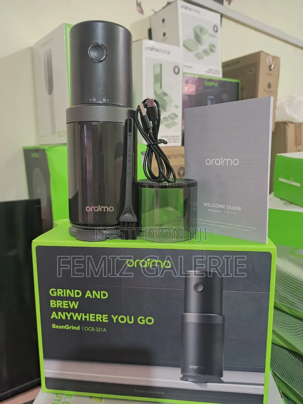 Oraimo Beangrind 2in1 Portable 350ml Coffee Grinder