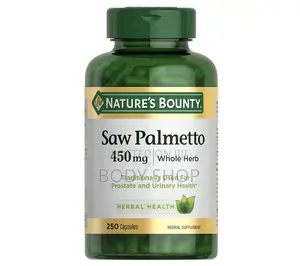 250 Caps Saw Palmetto Supplement for Prostate, Hair and Urinary Health