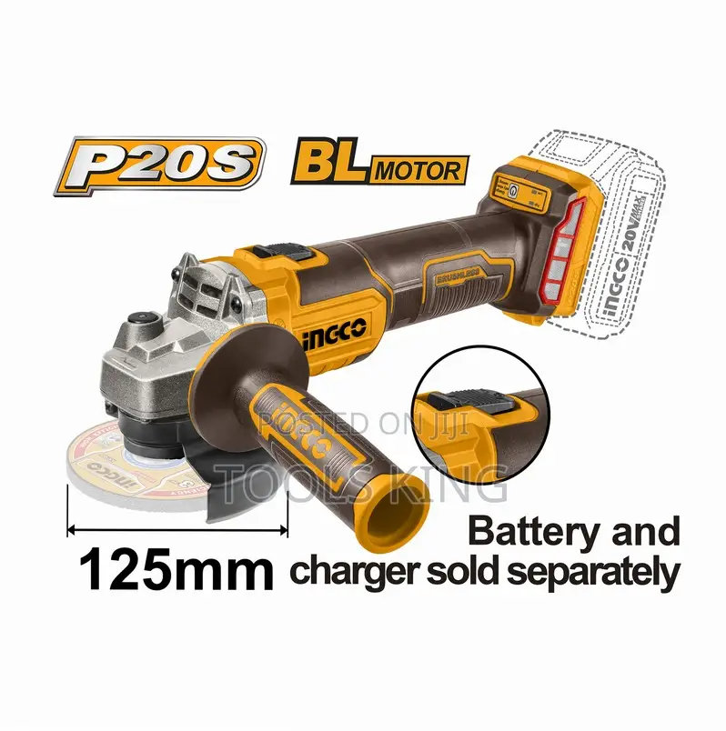 Cordless Angle Grinder 20v - Cagli201258