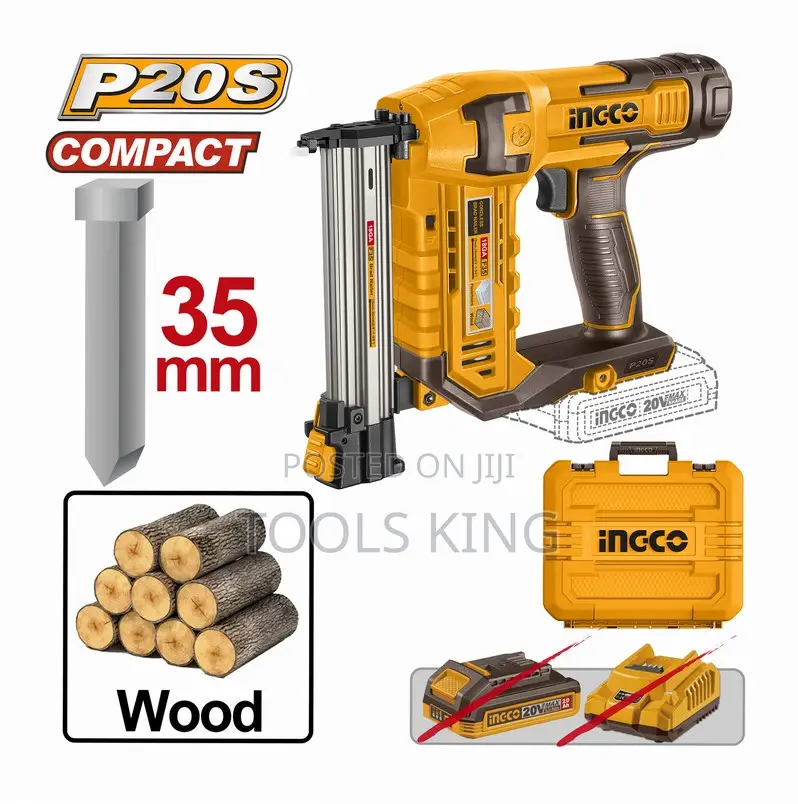 Cordless Brad Nailer 20v Wood 35mm - Cbnli3505