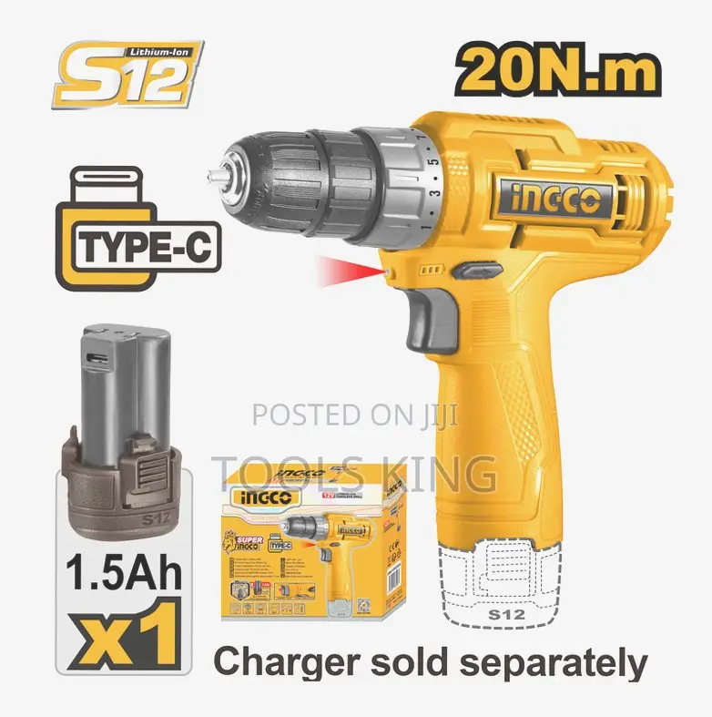 Cordless Drill 12v Typec - Cdli12428