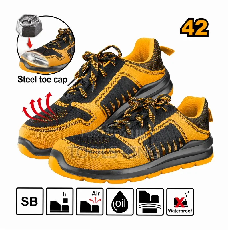 Yellow Safety Boots 42 - Ssh81sb.42
