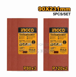 Sanding Sheet Set 5pcs 90x231mm - Akfs240101-1