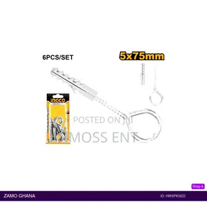 Screw Plug Sets With Eye Screw 5x75mm - Hwspk5022