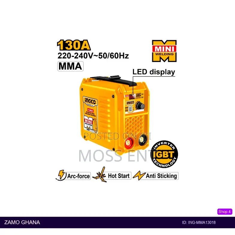 Inverter Mma Welding Machine 130a at - Ing-Mma13018