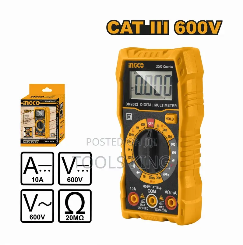 Digital Multimeter 2000 Counts Super - Dm2002
