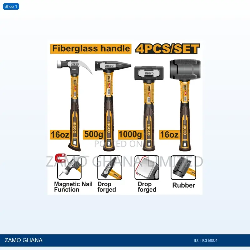 4pcs Hammer Set - Hch9004