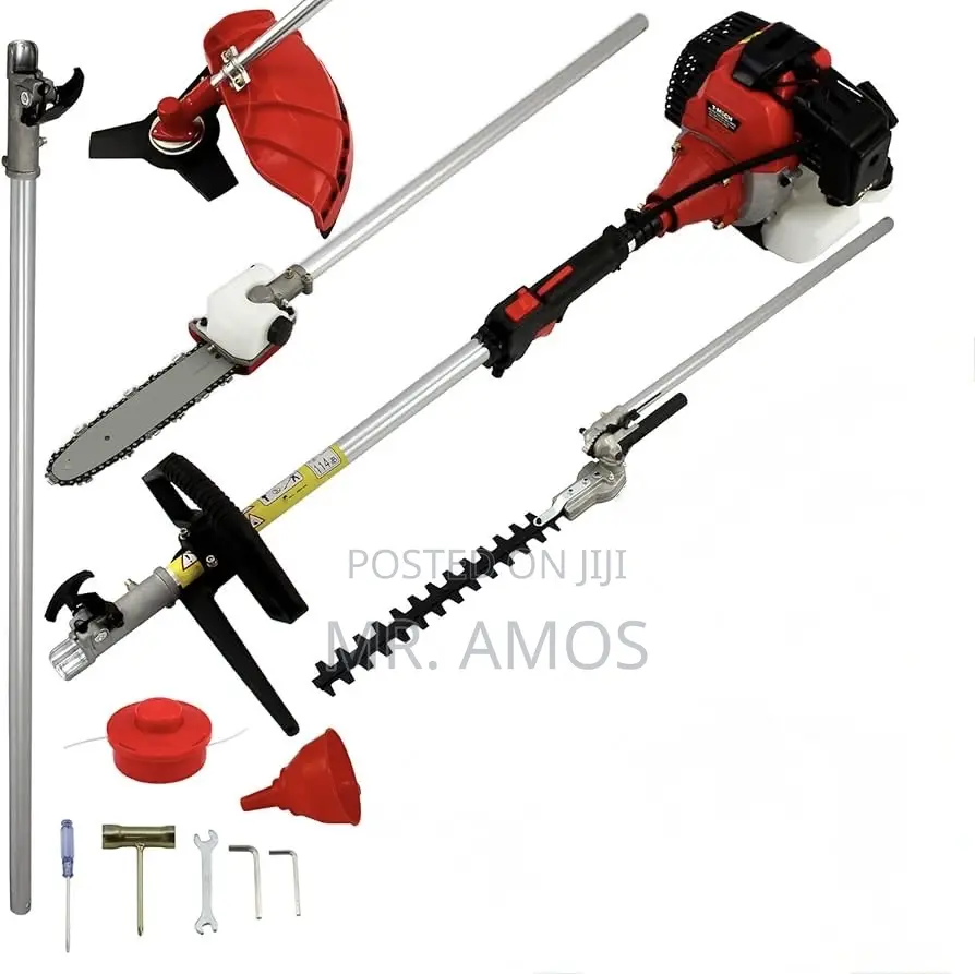 Commercial 4 Stroke Multitool Brush Cutter With Various Accessories