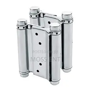 Double Action Spring Hinges 3 Inch Silver - Dah-Sn3