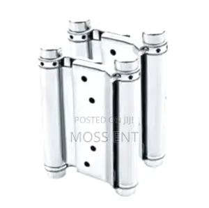 Double Action Spring Hinges 5 Inch Silver - Dah-Sn5