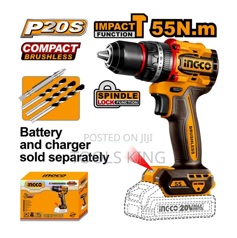 Compact Brushless Cordless Impact - Cidli205581