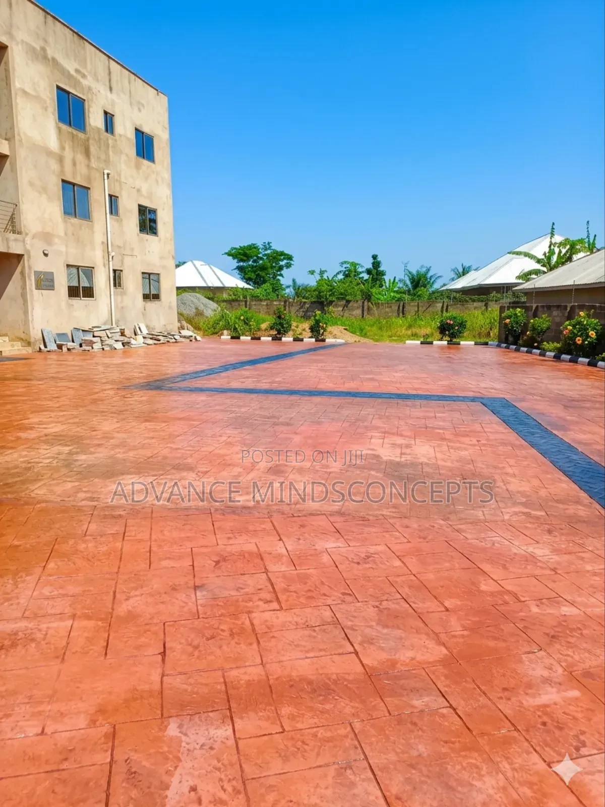 Floor Concrete Work ( Stamp Concrete)