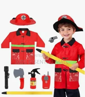Fireman Career Costume for Kids
