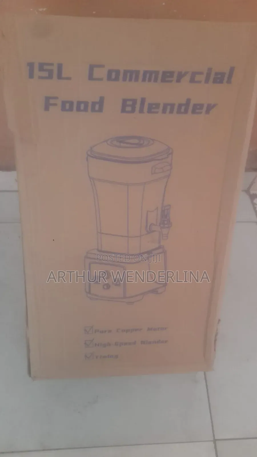 15 Liters Food Commercial Blender